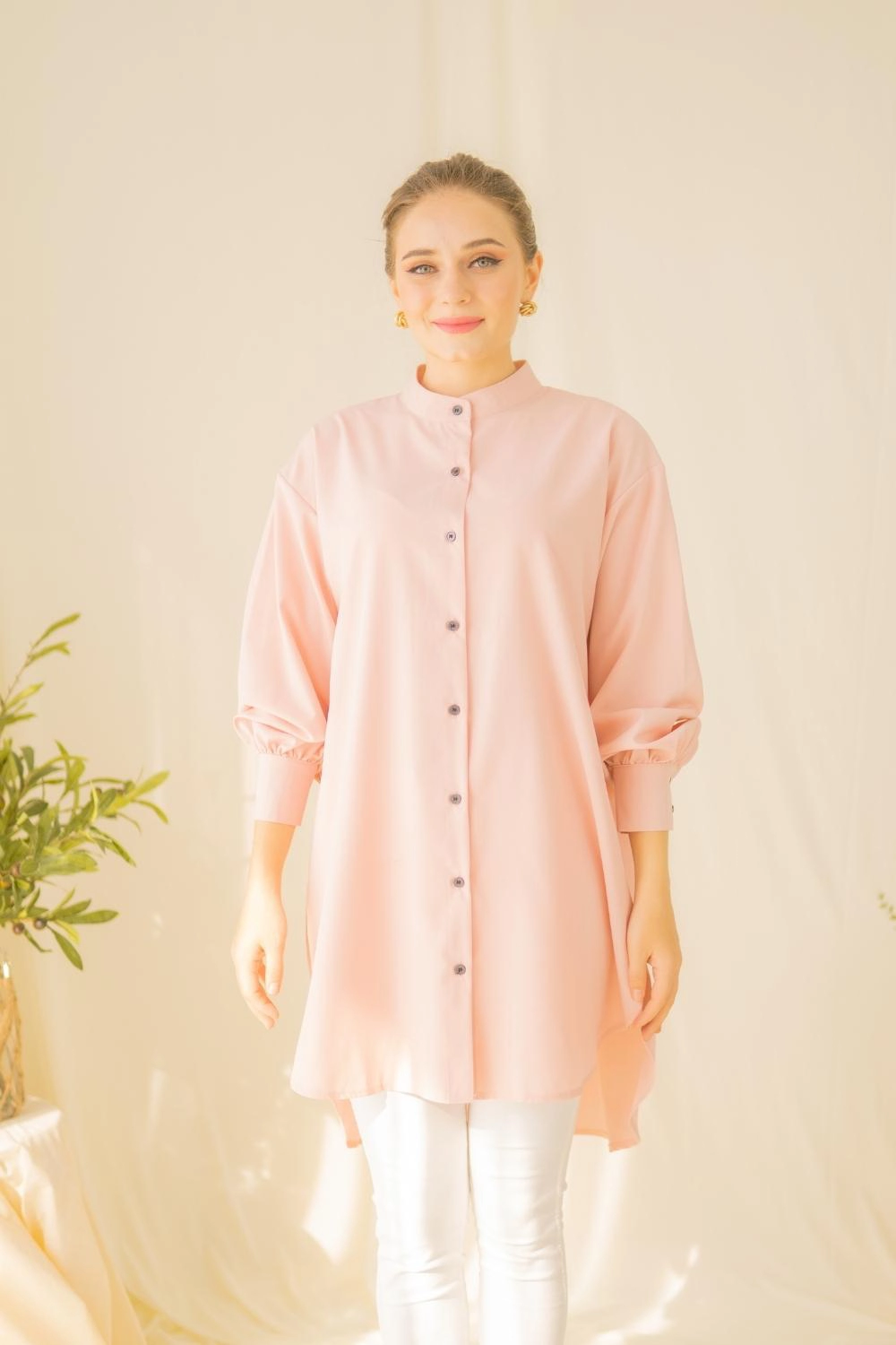 CLAIRE BLOUSE – BABY PINK