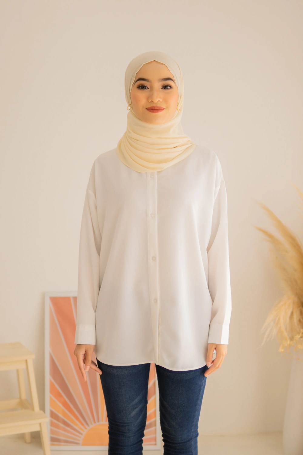 CANDY BLOUSE – WHITE (DEFECT)