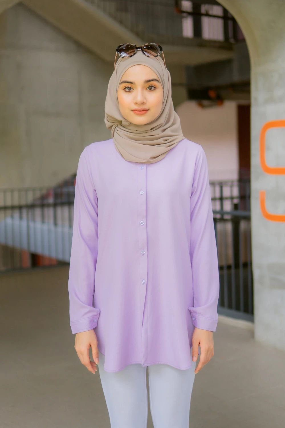 MAIRA BLOUSE – LILAC (DEFECT)